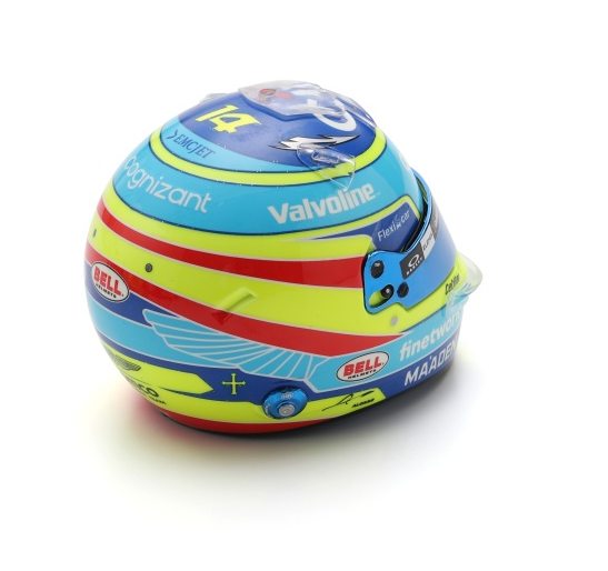 Spark Fernando Alonso AMR Formula One Team 2025 Helmet 1/5 Scale