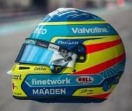Spark Fernando Alonso AMR Formula One Team 2025 Helmet 1/5 Scale