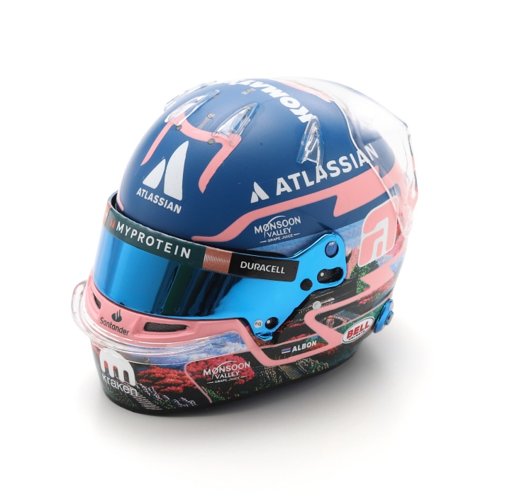 Spark Alexander Albon Japanese F1 Grand Prix 2025 Replica Helmet 1/5 Scale 5HF202