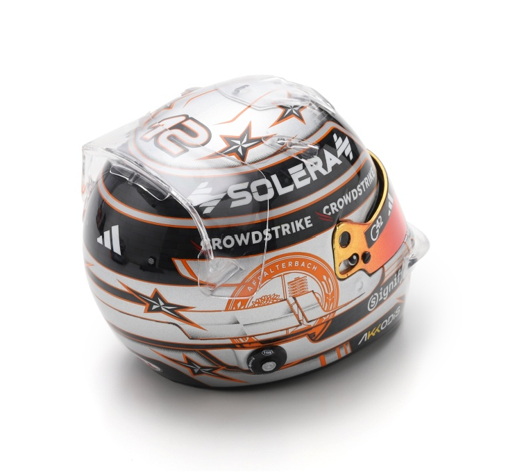 Spark Kimi Antonelli Mercedes Petronas Team British F1 GP 2025 Helmet 1/5 Scale
