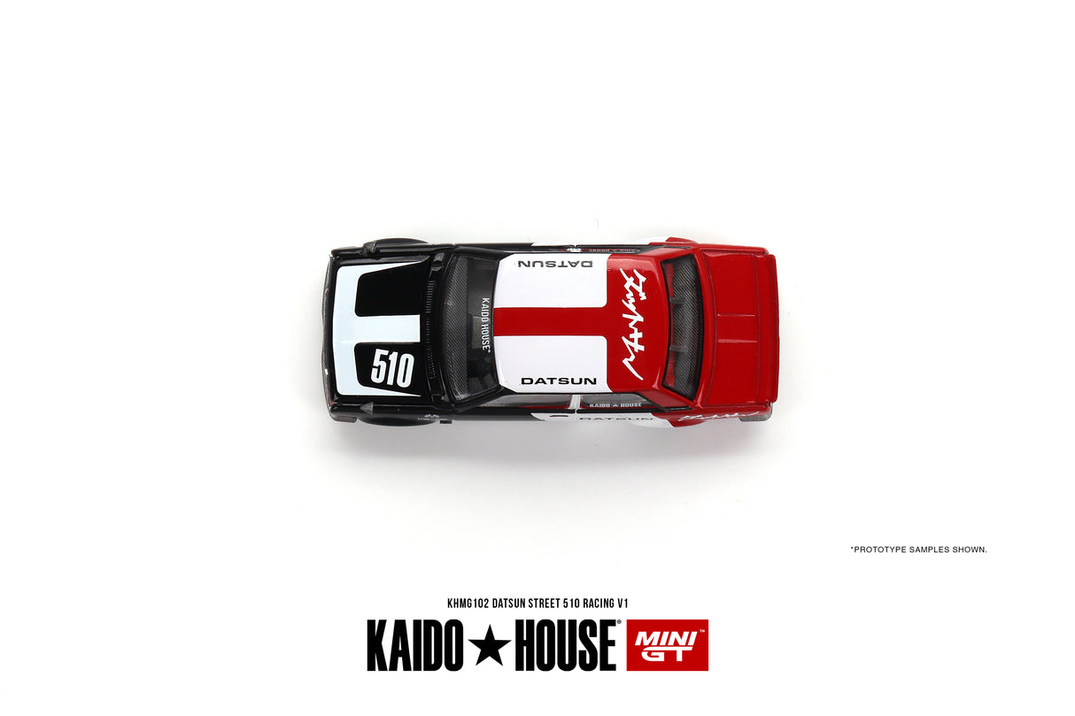Mini GT x Kaido House Datsun Street 510 Racing Kaido V1 1/64 Scale