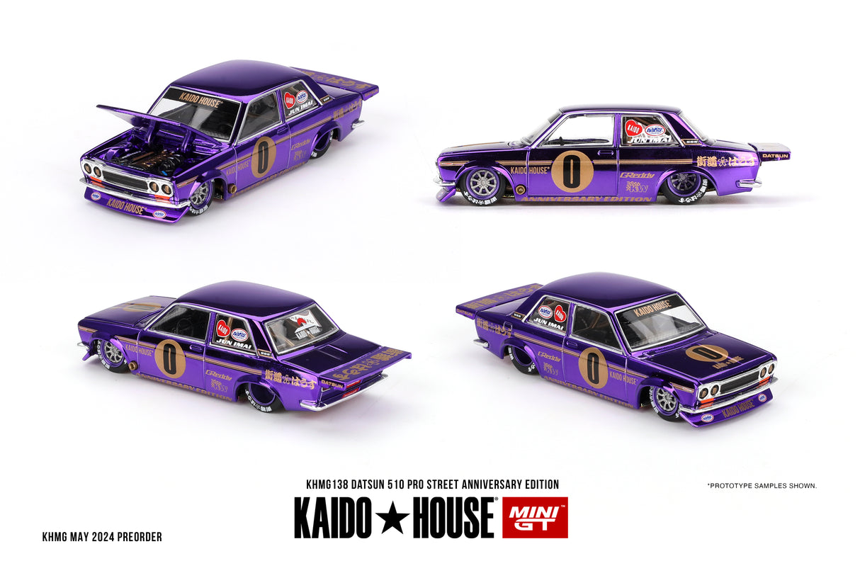 Mini GT x Kaido House Datsun 510 Pro Street Anniversary Edition 1/64 Scale