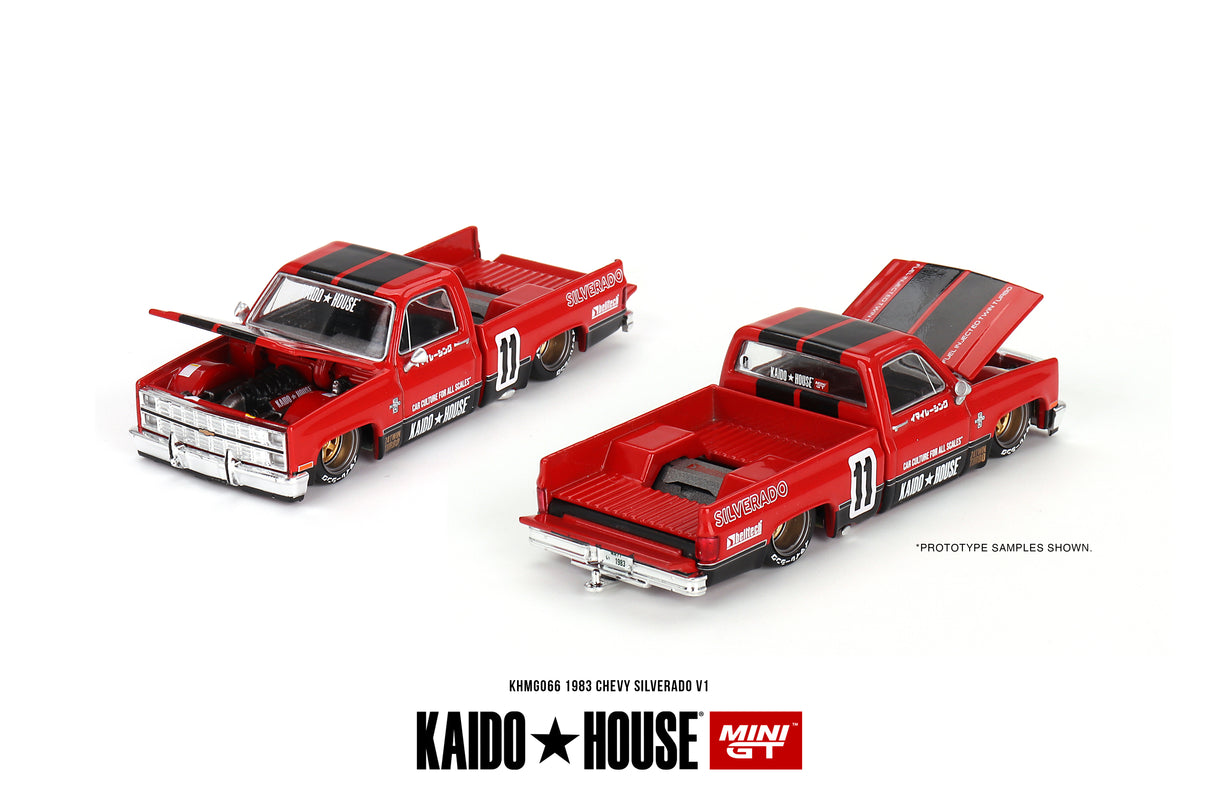 Mini GT x Kaido House Chevrolet Silverado Kaido V1 1/64 Scale