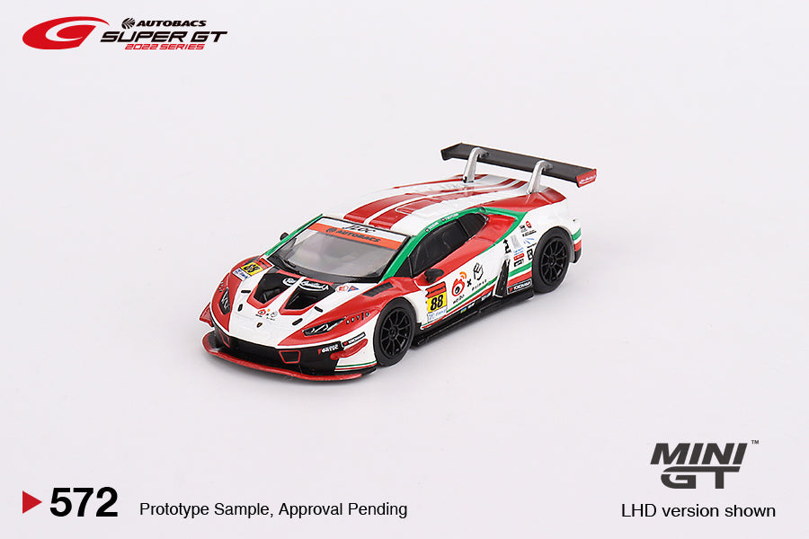Mini GT Lamborghini Huracan GT3 EVO #88 JLOC 2022 Super GT 1/64 Scale