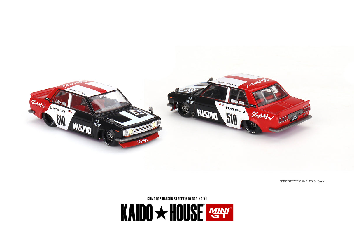 Mini GT x Kaido House Datsun Street 510 Racing Kaido V1 1/64 Scale