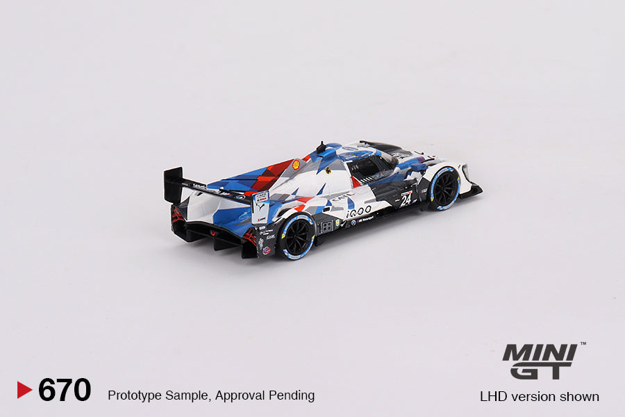 Mini GT BMW M Hybrid V8 GTP #24 Team BMW RLL 2023 IMSA Daytona 24HRS 1/64 Scale
