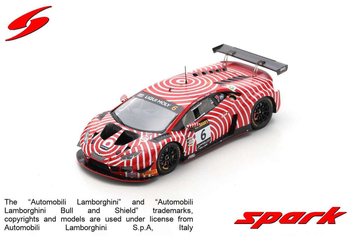 Spark Lamborghini Huracan GT3 EVO Team Wall Racing N.6 5Th 12H Bathurst 2022 1/43 Scale