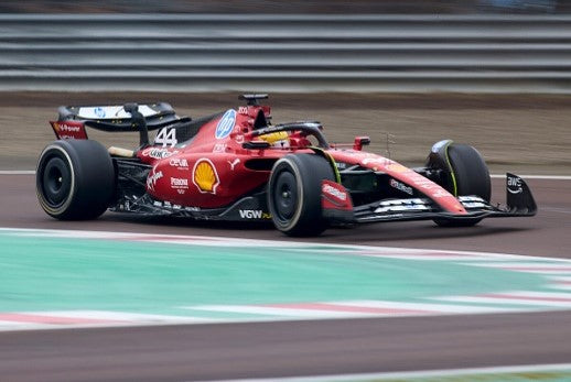 Looksmart Ferrari SF-23 #44 Lewis Hamilton 2025 Fiorano Test 1/18 Scale LS18F1073