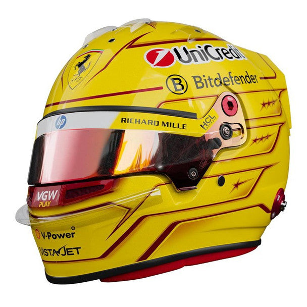 Looksmart Lewis Hamilton Scuderia Ferrari HP 2025 Season Helmet 1/5 Scale