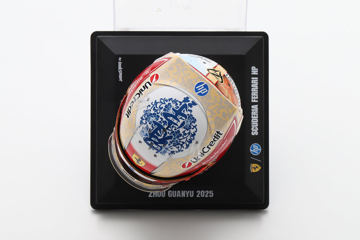 Looksmart Zhou Guanyu Scuderia Ferrari HP Formula One 2025 1/5 Scale Helmet