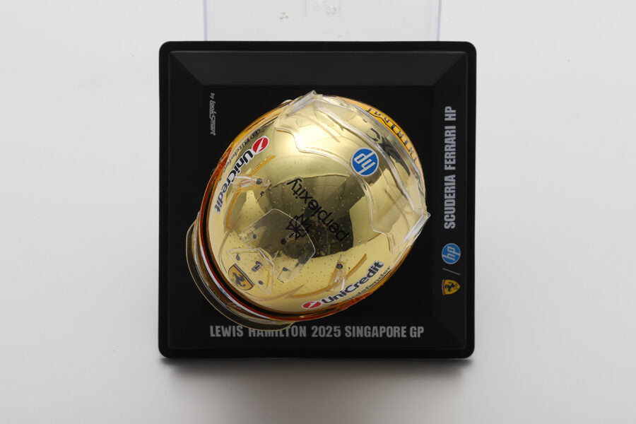 Looksmart Lewis Hamilton Singapore GP 2025 Scuderia Ferrari HP 1/5 Scale Helmet LSHEL023