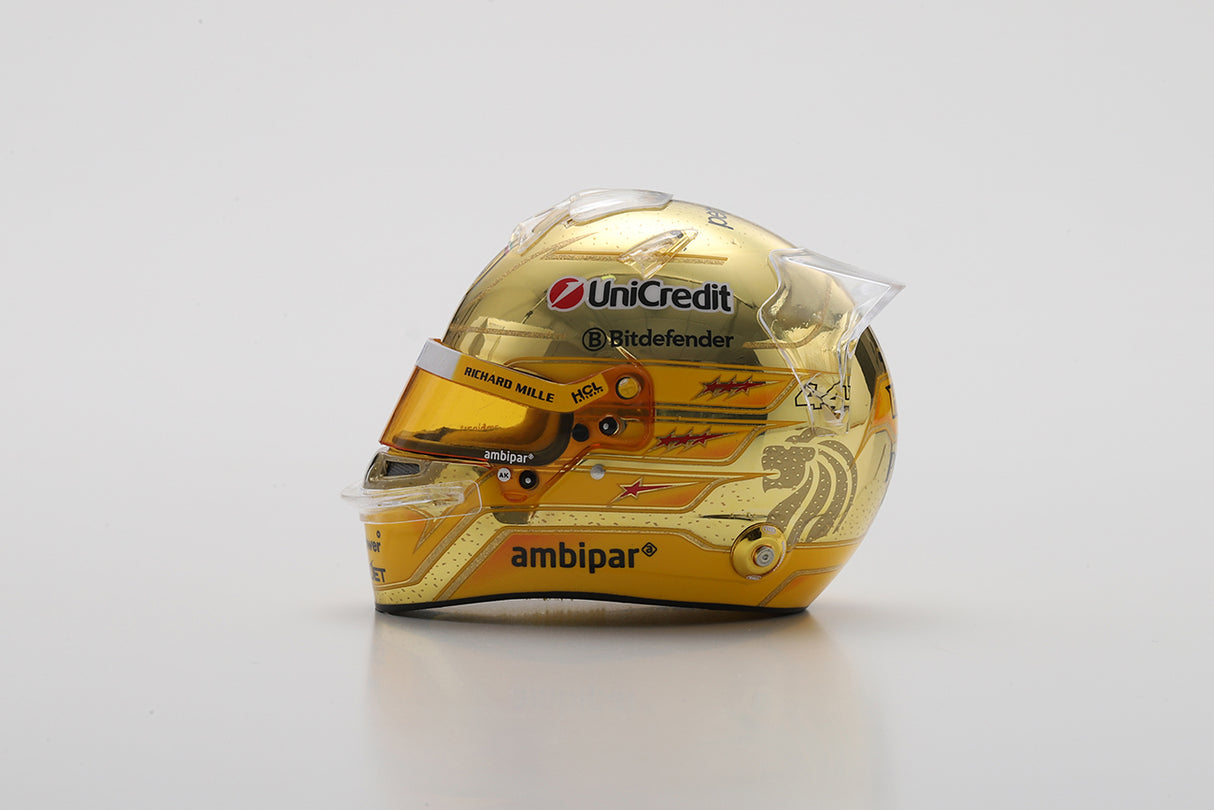 Looksmart Lewis Hamilton Singapore GP 2025 Scuderia Ferrari HP 1/5 Scale Helmet LSHEL023