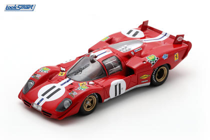 Looksmart Ferrari 512 S #11 North American Racing Team 1970 24 Hours of Le Mans 1/43 Scale