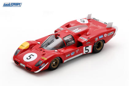 Looksmart Ferrari 512S #5 SpA Ferrari SEFAC 1970 24 Hours of Le Mans 1/43 Scale