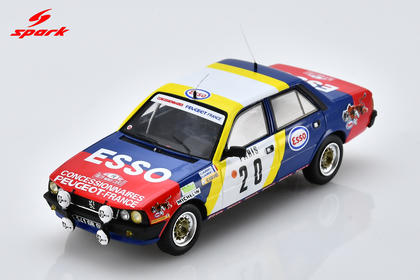 Spark Peugeot 505 STI #20 Peugeot France 1982 Monte Carlo Rally 1/43 Scale