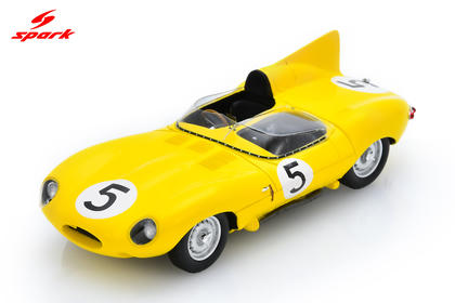 Spark Jaguar D-Type #5 Equipe Nationale Belge Le Mans 24Hrs 1956 1/43 Scale