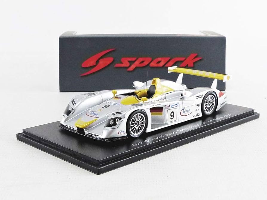 Spark Audi R8 #9 Audi Sport Team Joest Le Mans 2000 1/43 Scale
