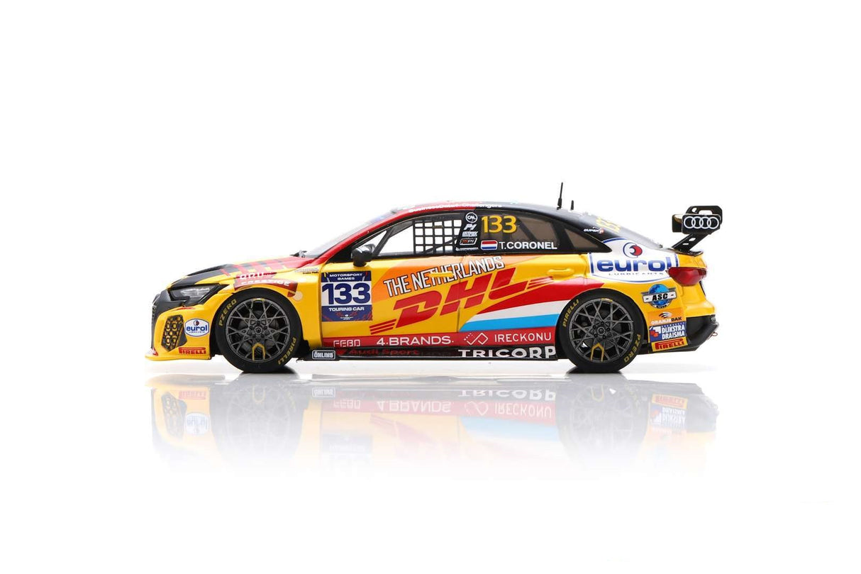 Spark Audi RS3 LMS TCR #133 Team Netherlands 1st FIA Motorsport Games TCC 2022 1/43 Scale