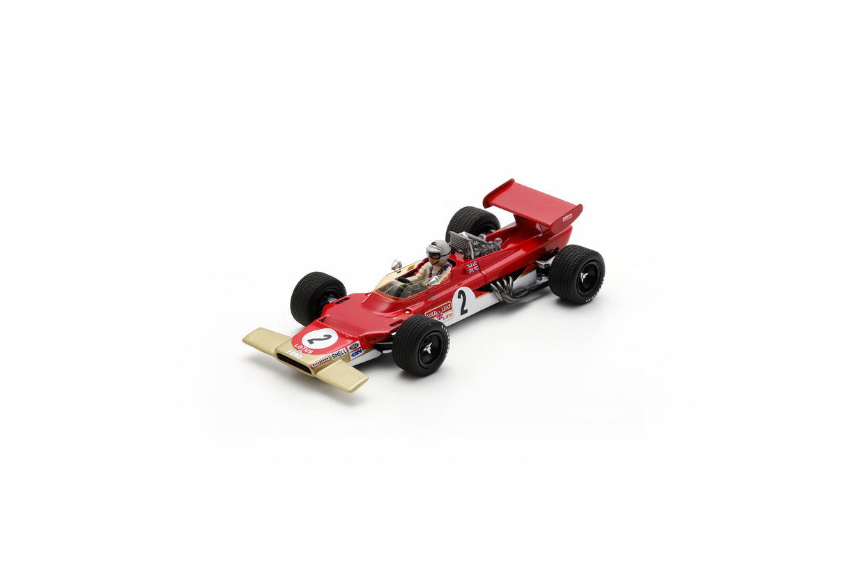 Spark Lotus 63 #2 Jochen Rindt 2nd Gold Cup 1969 1/43 Scale S6355