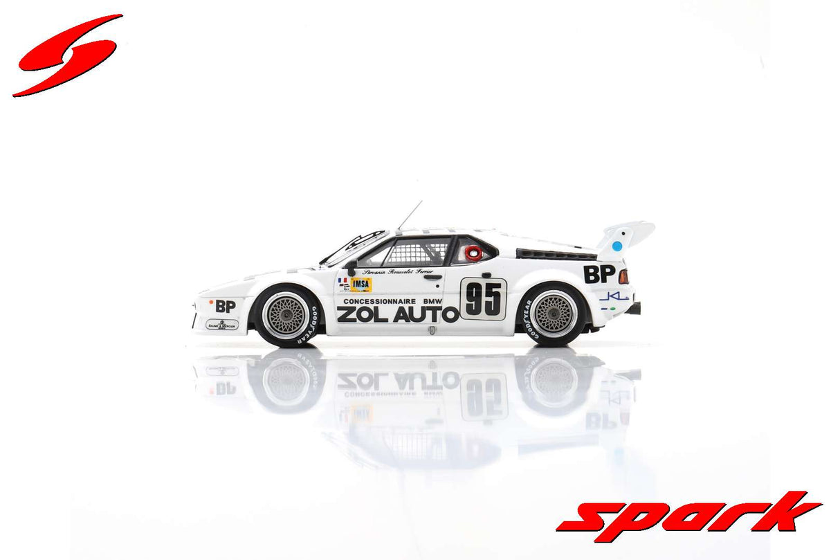 Spark BMW M1 M88 3.5L S6 Team Bmw Zol-auto N.95 24H Le Mans 1980 1/43 Scale