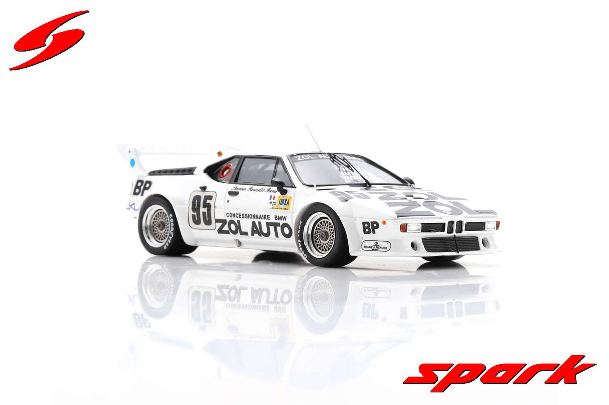 Spark BMW M1 M88 3.5L S6 Team Bmw Zol-auto N.95 24H Le Mans 1980 1/43 Scale