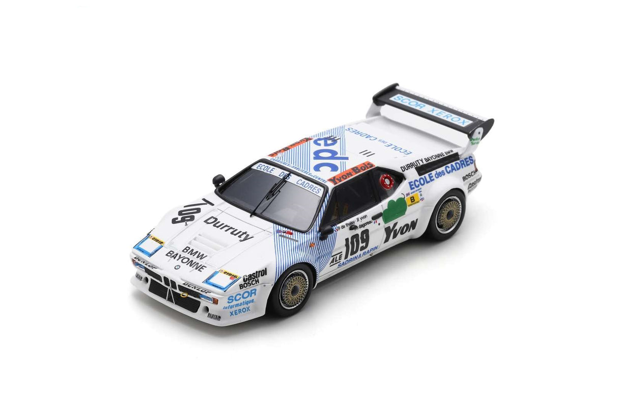 Spark BMW M1 #109 14th 24H Le Mans 1984 P. de Thoisy/P. Dagoreau/J-F Yvon 1/43 Scale