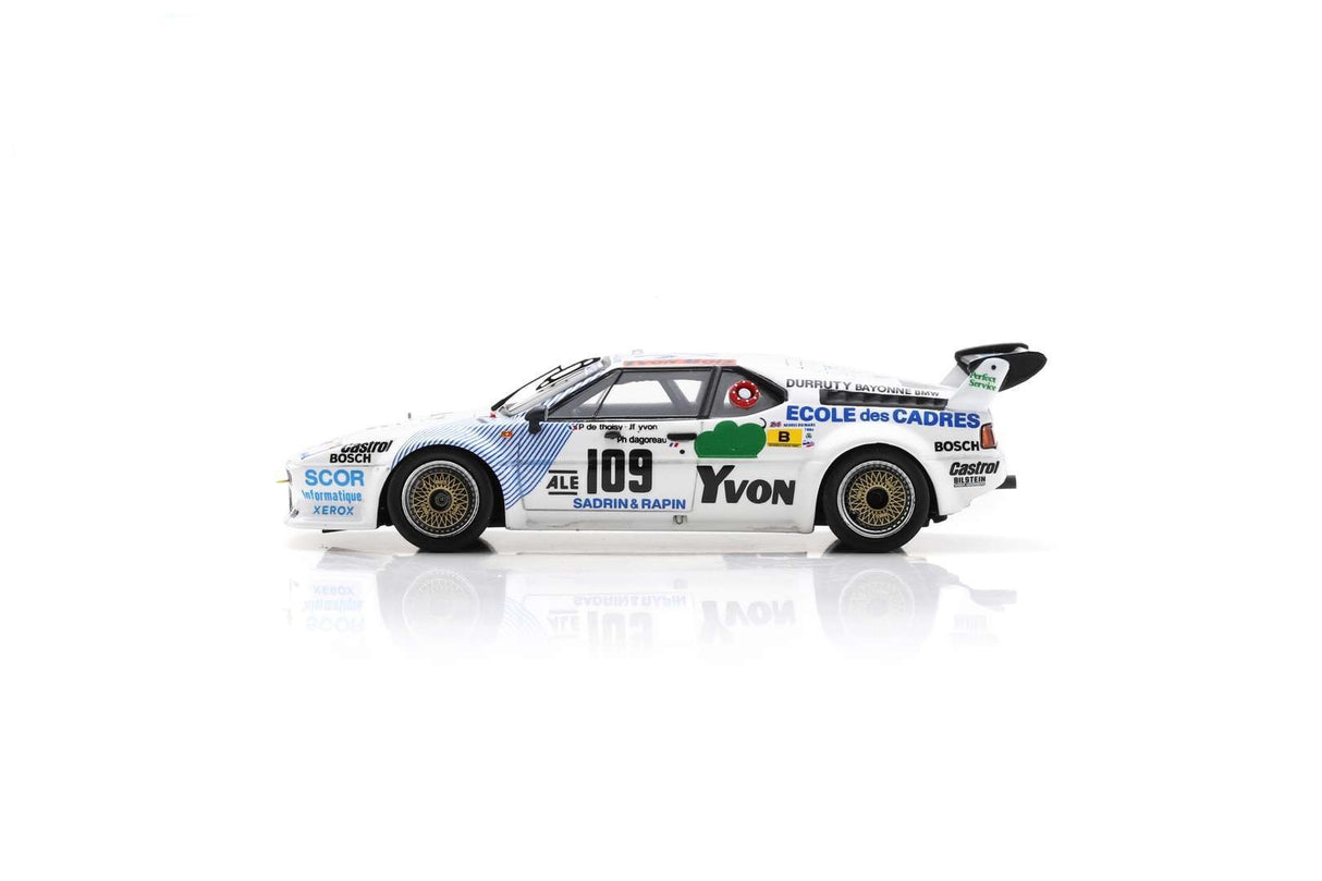 Spark BMW M1 #109 14th 24H Le Mans 1984 P. de Thoisy/P. Dagoreau/J-F Yvon 1/43 Scale