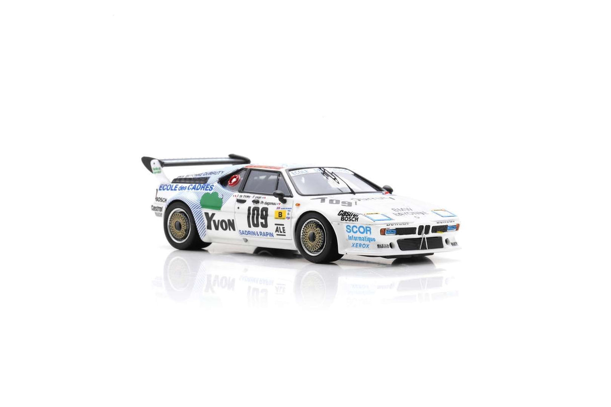 Spark BMW M1 #109 14th 24H Le Mans 1984 P. de Thoisy/P. Dagoreau/J-F Yvon 1/43 Scale