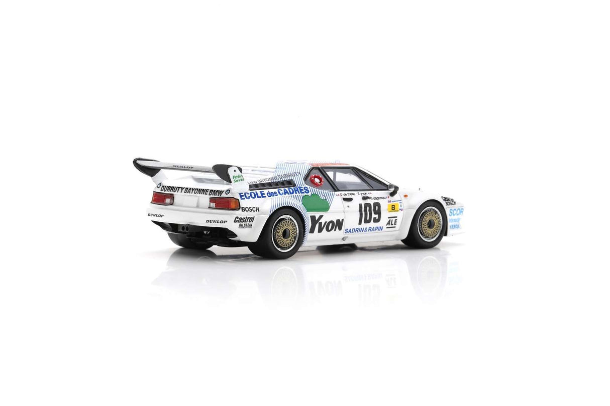 Spark BMW M1 #109 14th 24H Le Mans 1984 P. de Thoisy/P. Dagoreau/J-F Yvon 1/43 Scale