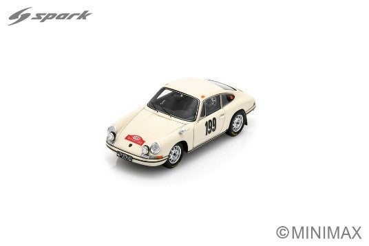 Spark Porsche 912 #199 Rally Monte Carlo 1968 1/43 Scale S6610