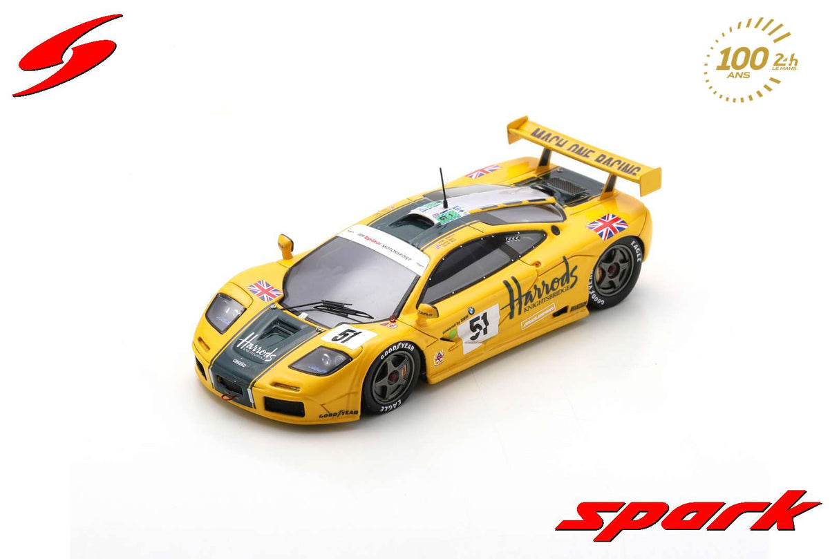 Spark McLaren F1 GTR #51 Mach One Racing 3rd Le Mans 1995 1/43 Scale