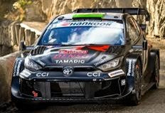 Spark Toyota GR Yaris Rally1 #33 Evans/Martin 2nd Rally Monte Carlo 2025 1/43 Scale