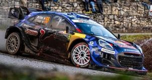 Spark Ford Puma Rally1 #55 M-SPORT Ford World Rally Team 7th Rally Monte Carlo 2025 1/43 Scale