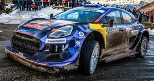 Spark Ford Puma Rally1 #13 M-SPORT Ford World Rally Team Rally Monte Carlo 2025 1/43 Scale