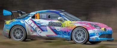Spark Alpine A110 Rally RGT #70 Bastien Heron Racing Rally Monte Carlo 2025 1/43 Scale
