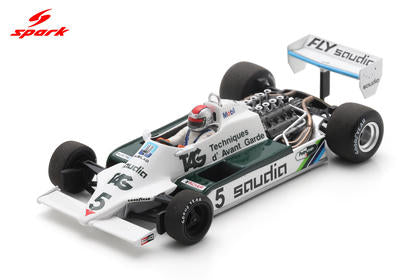 Spark Williams FW07C #5 Mario Andretti United States Grand Prix West 1982 1/43 Scale