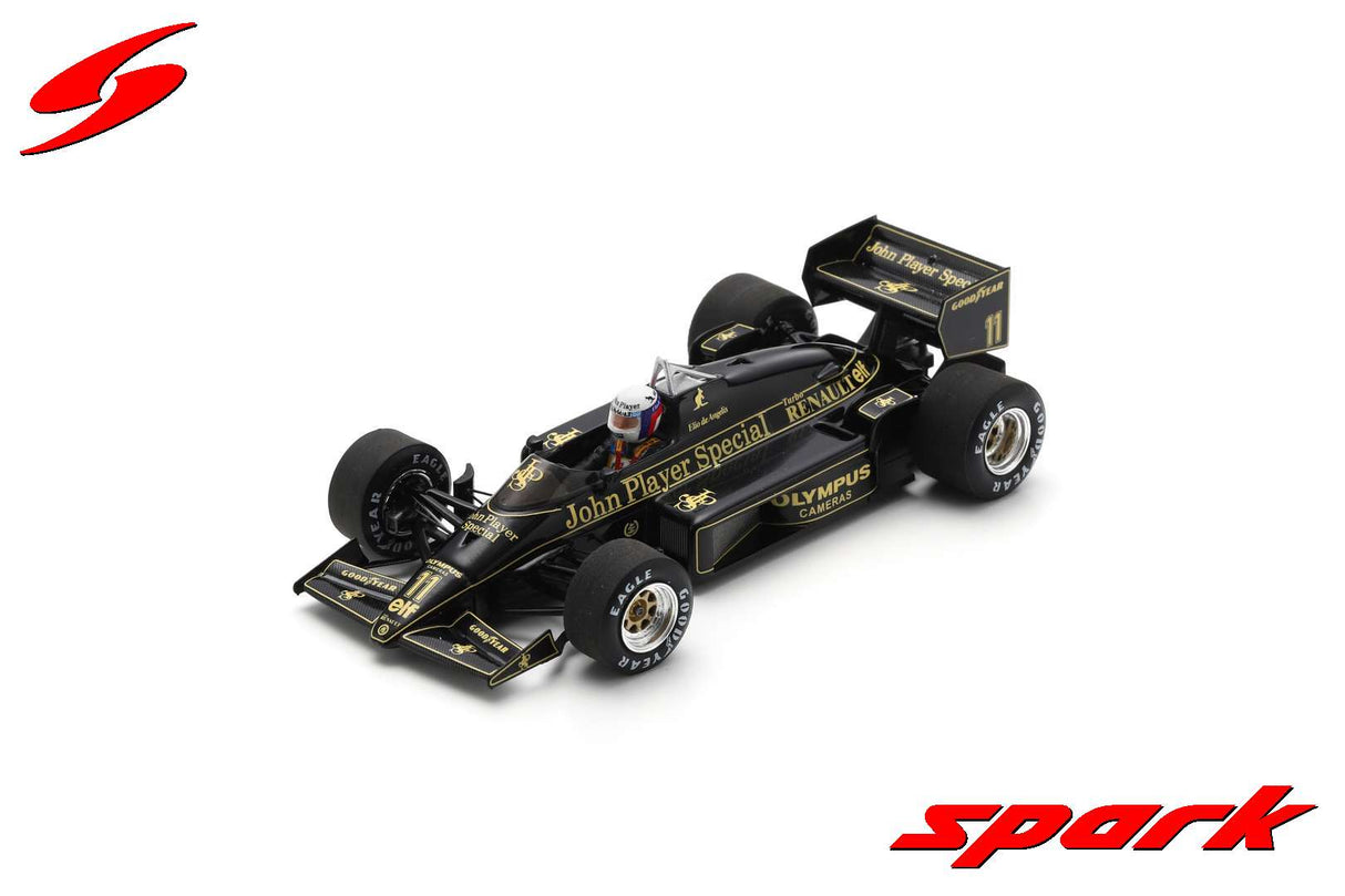 Spark Lotus 97T #11 Winner San-Marino GP 1985 Elio de Angelis 1/43 Scale