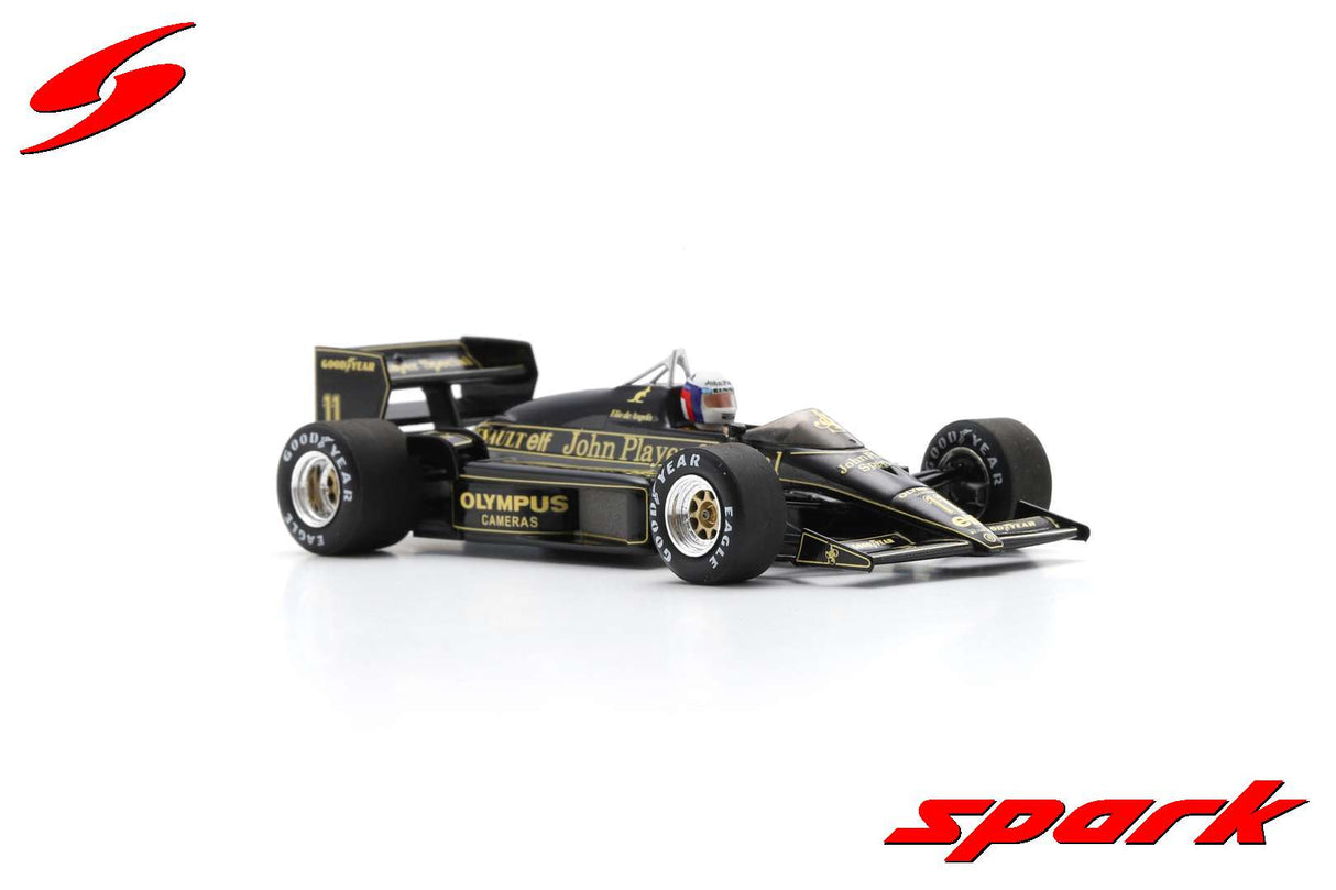 Spark Lotus 97T #11 Winner San-Marino GP 1985 Elio de Angelis 1/43 Scale