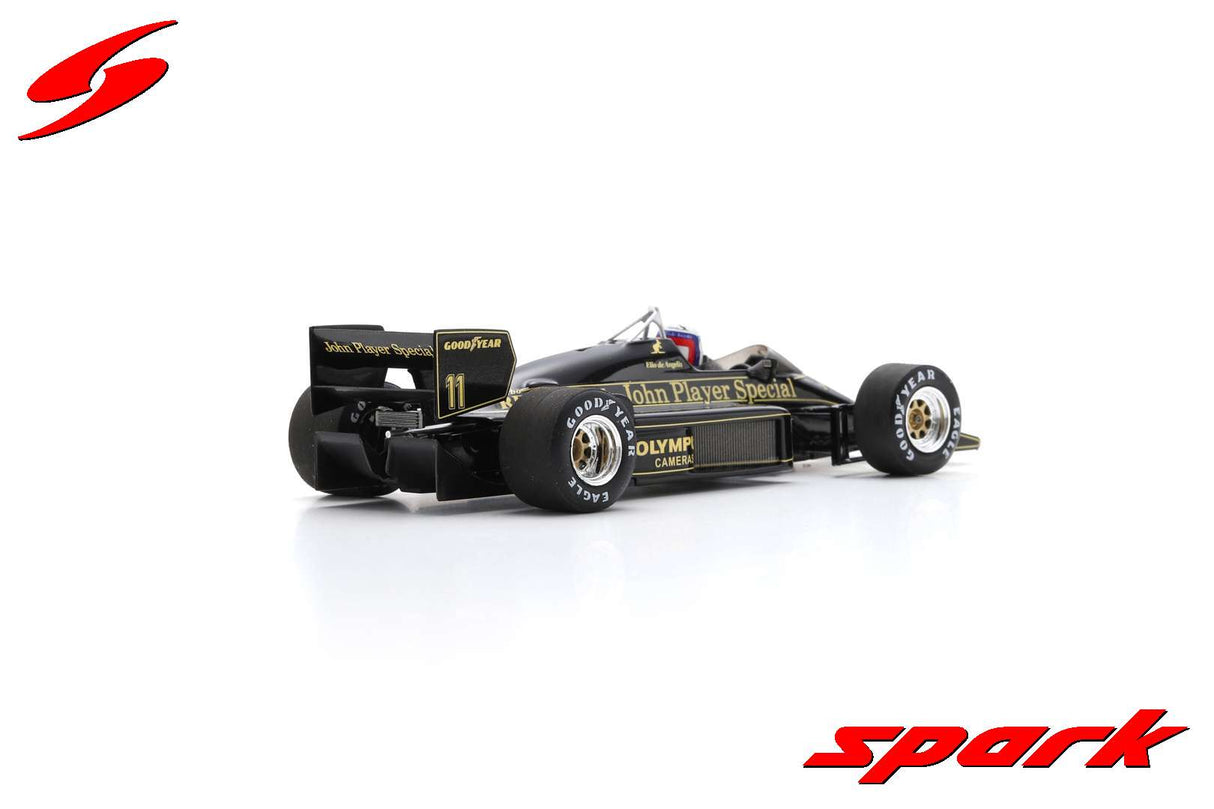 Spark Lotus 97T #11 Winner San-Marino GP 1985 Elio de Angelis 1/43 Scale