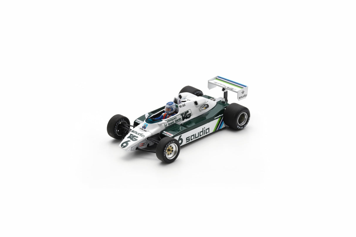 Spark Williams FW08 #6 Keke Rosberg 3rd German GP 1982 1/43 Scale S7499