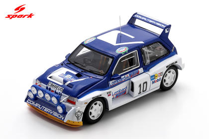 Spark MG Metro 6R4 #10 Austin Rover World Rally Team 1985 Lombard RAC Rally 1/43 Scale