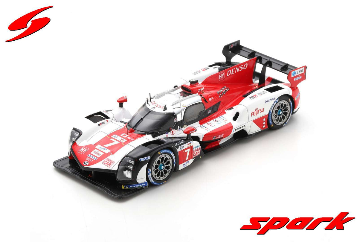 Spark Toyota GR010 Hybrid #7 Toyota Gazoo Racing 2nd 24H Le Mans 2022 Conway/Kobayashi 1/43 Scale