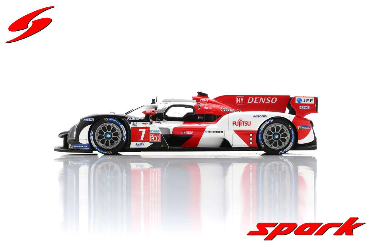 Spark Toyota GR010 Hybrid #7 Toyota Gazoo Racing 2nd 24H Le Mans 2022 Conway/Kobayashi 1/43 Scale