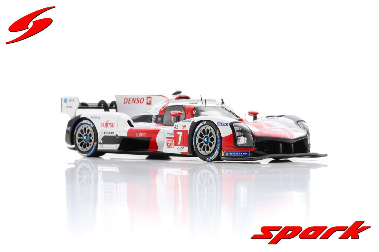Spark Toyota GR010 Hybrid #7 Toyota Gazoo Racing 2nd 24H Le Mans 2022 Conway/Kobayashi 1/43 Scale