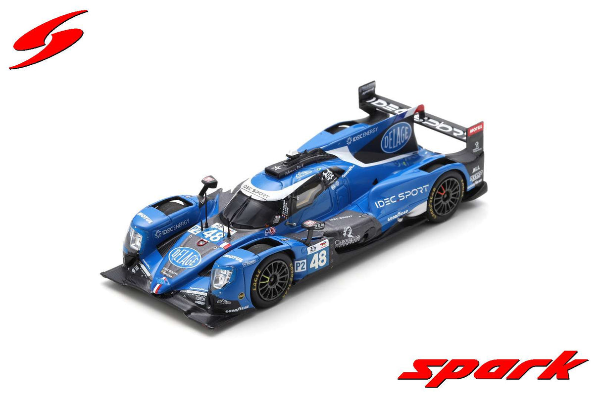 Spark Oreca 07 Gibson Team Idec Sport N.48 Winner Hyperpole LMP2 Class 24H Le Mans 2023 1/43 Scale