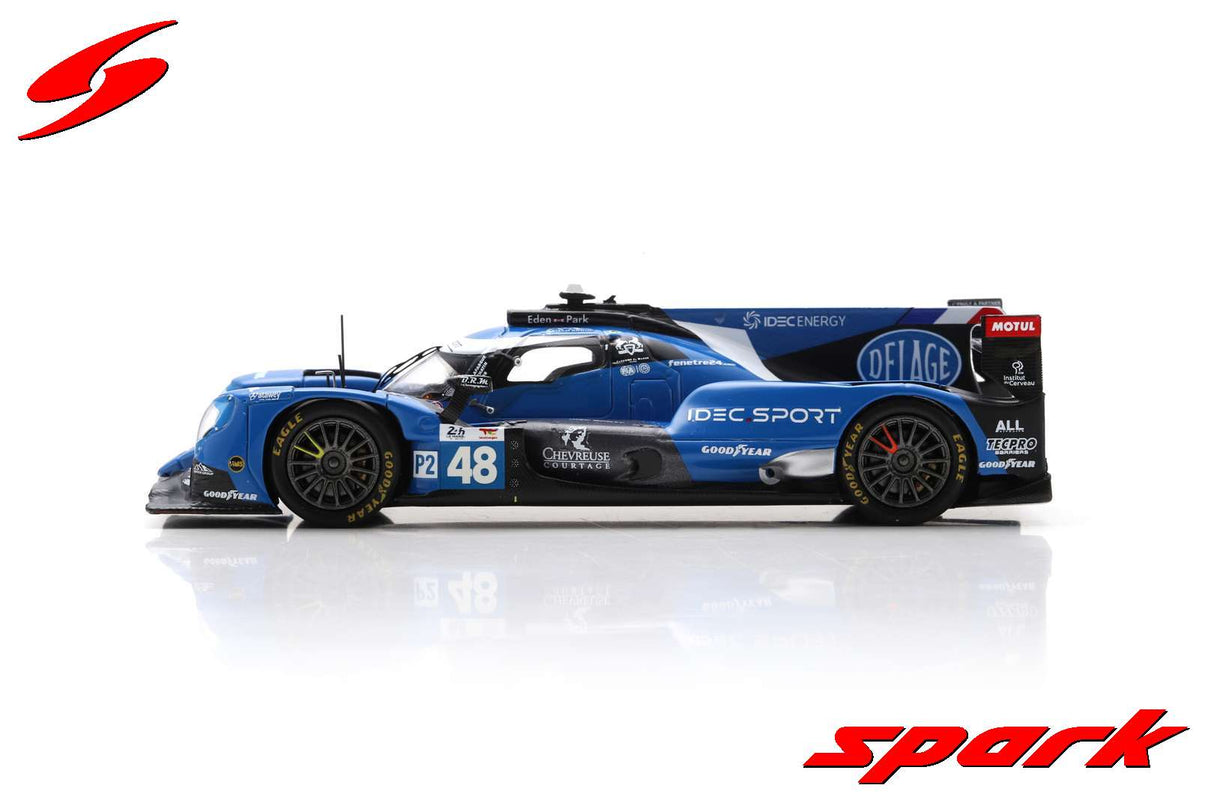 Spark Oreca 07 Gibson Team Idec Sport N.48 Winner Hyperpole LMP2 Class 24H Le Mans 2023 1/43 Scale