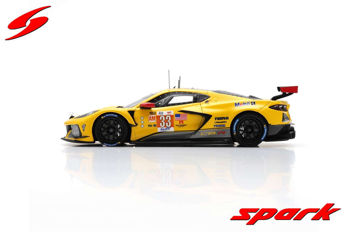 Spark Chevrolet Corvette C8.R #33 Le Mans 2023 LM GTE Winner 1/43 Scale