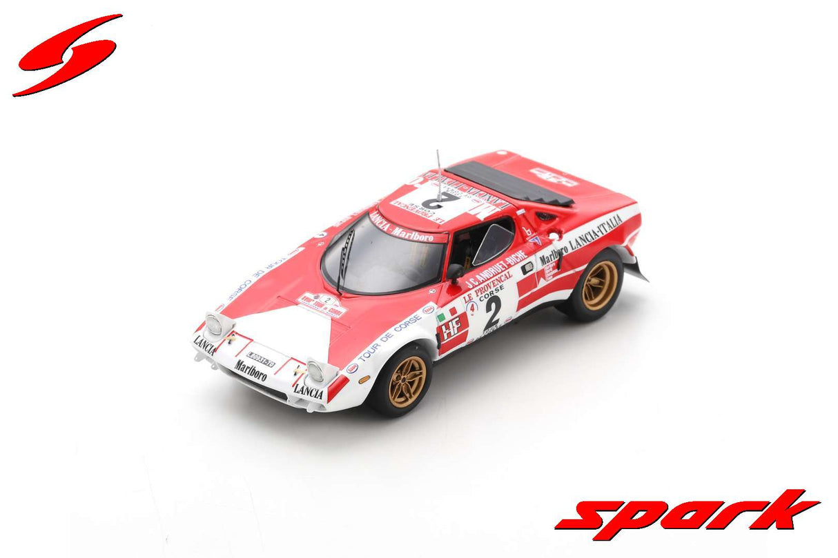 Spark Lancia Stratos HF #2 Winner Tour de Corse France 1974 1/43 Scale