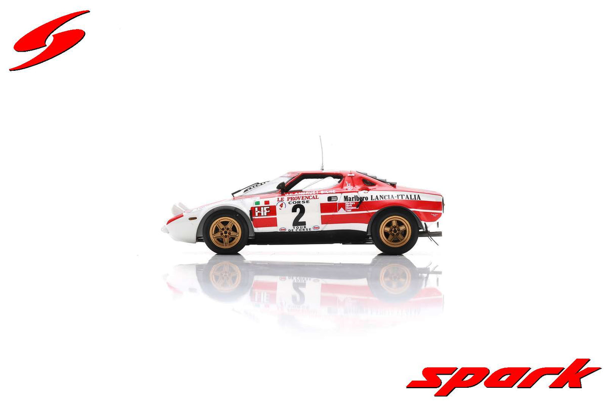 Spark Lancia Stratos HF #2 Winner Tour de Corse France 1974 1/43 Scale