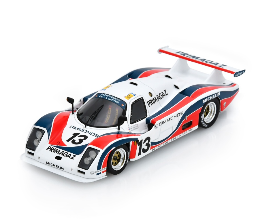 Spark Cougar C20 #13 Courage Compétition 24Hrs Le Mans 1987 1/43 Scale S9504